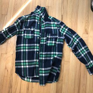 American Eagle Green/Blue Flannel